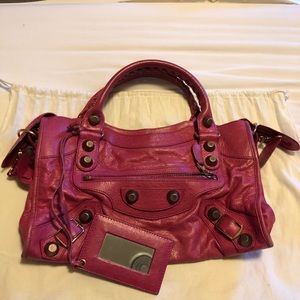 Authentic Balenciaga bag in pink